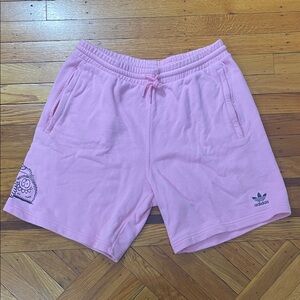 Adidas Men's Athletic Shorts in Pink Size Medium
